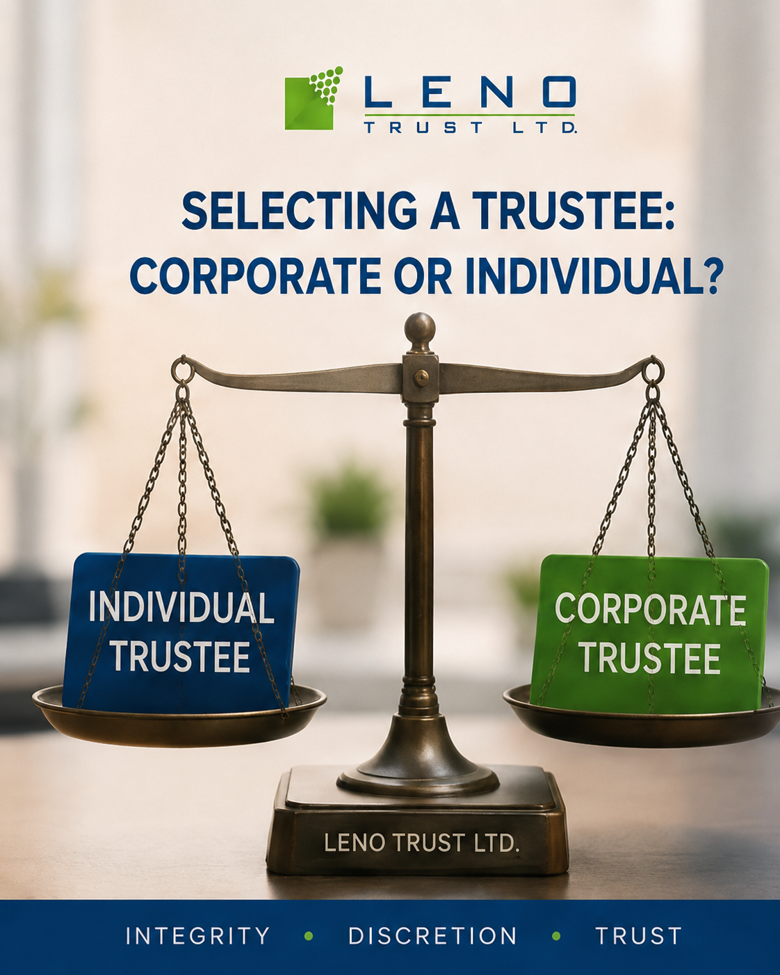Selecting a Trustee